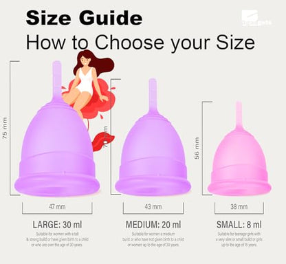 Ggadgets Menstrual Cup for Women with Pouch | Ultra Soft Odour & Rash Free | No Leakage GgadgetsBuy Supplements Australia