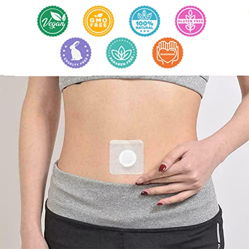 Wormwood Belly Patch,30Pcs Mugwort Abdomen Navel Patch and 30Pcs Moxibustion Patch BEANGGBuy Supplements Australia