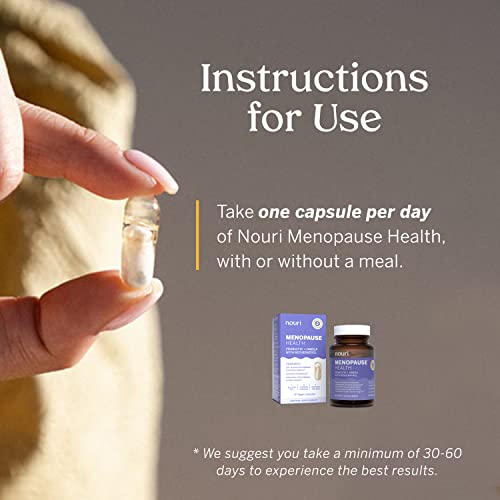 Nouri Menopause Health Probiotic, Menopause Relief for Women - Resveratrol Capsules NouriBuy Supplements Australia