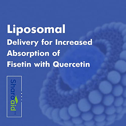 Sharoaid Liposomal Fisetin with Quercetin Supplements 1200 mg per Serving,High Absorpti SharoaidBuy Supplements Australia