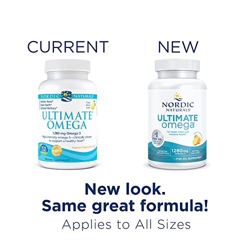 Nordic Naturals Ultimate Omega, Lemon Flavor - 120 Soft Gels - 1280 mg Omega-3 Nordic NaturalsBuy Supplements Australia