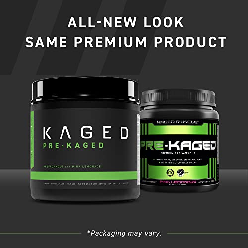 Kaged Original Pre-Workout Powder | Fruit Punch | Pre Formulated with Creatine, Beta Alanine, Pure Caffeine | 20 Servings