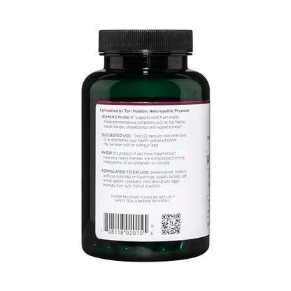 Vitanica Women's Phase II, Menopause Support, Vegan, 90 Capsules VitanicaBuy Supplements Australia