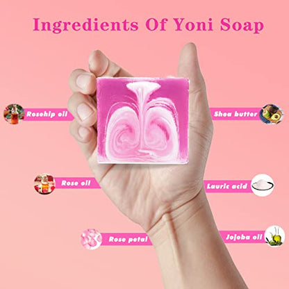 Yoni Soap Bars Yoni Wash Set Of 4, Feminine Wash Ph Balance for Women Vaginial Deodorants yonisayoBuy Supplements Australia
