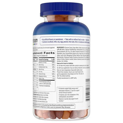 Centrum MultiGummies Gummy Multivitamin for Men, Multivitamin/Multimineral Supplement with Selenium, Antioxidants and Vitamin D3