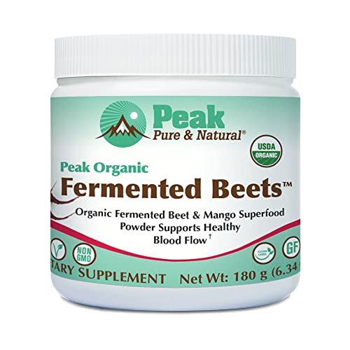 Peak Pure & Natural Peak Organic Fermented Beets - Organic Fermented Beet Powder