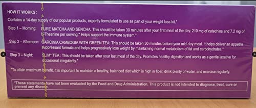 Hyleys 14 Day Weight Loss Tea - 42 Tea Bags (1 Pack), Detox Tea for Cleanse HYLEYSBuy Supplements Australia