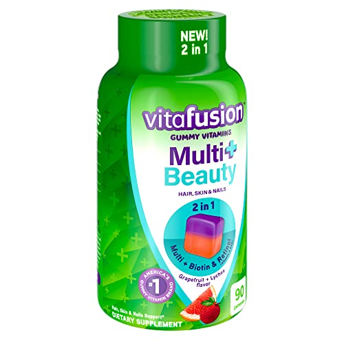 Vitafusion Multivitamin Plus Beauty – 2-in-1 Benefits – Adult Gummy with Hair, Skin & Nails VitafusionBuy Supplements Australia
