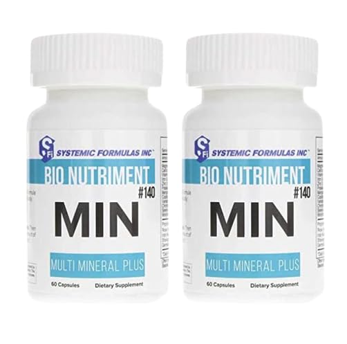 Systemic Formulas MIN Multi Mineral Plus - 60 Capsules (Pack of 2) Comprehensive Mineral Support for Wellness - Balanced Blend, Essential Nutrients GenericBuy Supplements Australia