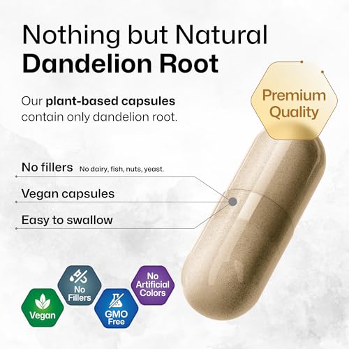 BIO KRAUTER Dandelion Root Capsules - Organic Dandelion Root Supplement - Vegan BIO KRAUTERBuy Supplements Australia