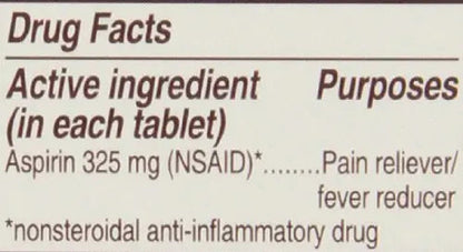 Genuine Bayer Aspirin 325mg Tablets, 50-Count (Pack of 2) BayerBuy Supplements Australia