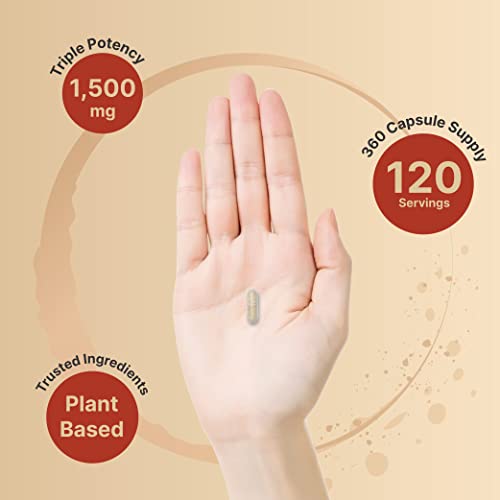 NatureBell Psyllium Husk Capsules 1500mg Per Serving, 360 Count, with Inulin NatureBellBuy Supplements Australia