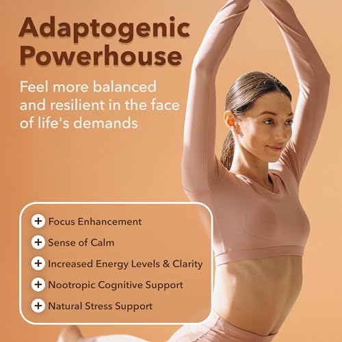 USDA Organic Lions Mane Supplement Capsules with Ashwagandha, Chaga, Reishi, Cordyceps Etta VitaBuy Supplements Australia