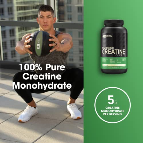Optimum Nutrition Micronized Creatine Monohydrate Powder, Unflavored, Keto Friendly Optimum NutritionBuy Supplements Australia
