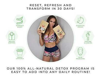 Teami® 30-Day Detox Tea Pack: All-Natural Teatox Kit with Teami Skinny & Teami Colon TeamiBuy Supplements Australia
