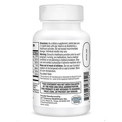 21st Century Healthy Eyes with Lutein Tablets, 60 Count, White (27452) 21st CenturyBuy Supplements Australia
