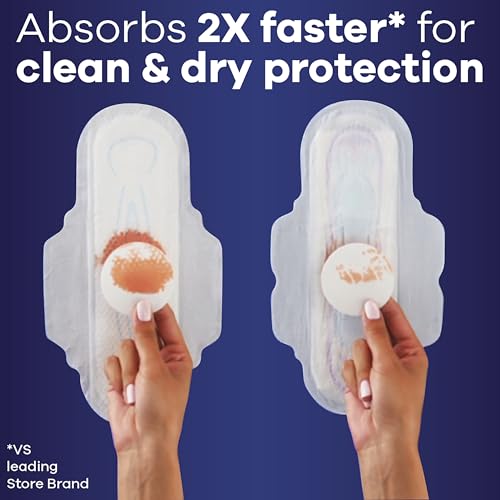 Always Ultra Thin Feminine Pads with Wings for Women, Size 4, Overnight Absorbency, Unscented AlwaysBuy Supplements Australia