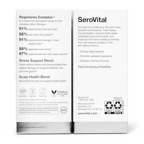 SeroVital Hair Regeneres Advanced Healthy Hair Growth Bundle SerovitalBuy Supplements Australia