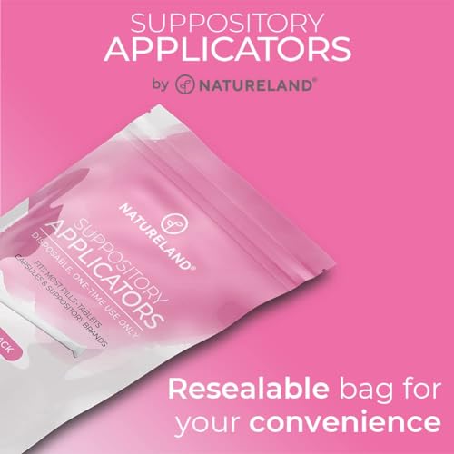 Natureland [20/40 Pack Vaginal Suppository Applicators for Women,Soft Tip Auxiliary Tool for Pills NaturelandBuy Supplements Australia