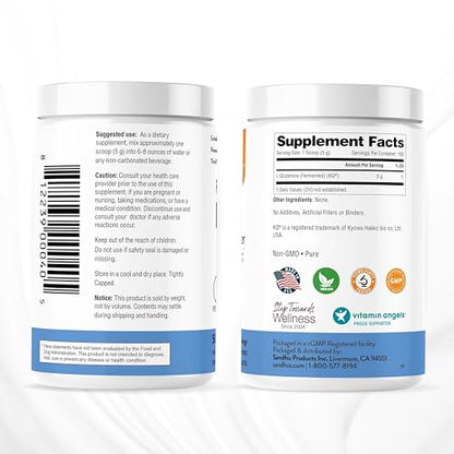 Sandhu's L-Glutamine - 100 Servings -Made in USA -500 Gram- Non-GMO- Amino Sandhu'sBuy Supplements Australia