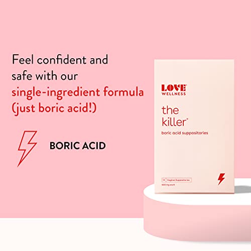 Love Wellness The Killer, Good Girl Probiotics, pH Balancing Cleanser | Boric Acid Suppositories Love WellnessBuy Supplements Australia