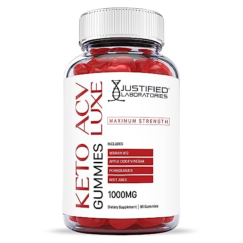 Justified Laboratories Luxe Keto ACV Gummies 1000MG with Pomegranate Juice Beet Root Justified LaboratoriesBuy Supplements Australia