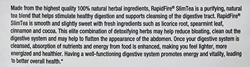 Rapid Fire Slim Tea 14 Day Herbal Teatox, Blend of Natural Herbs and Botanicals, Supports Healthy SNSBuy Supplements Australia