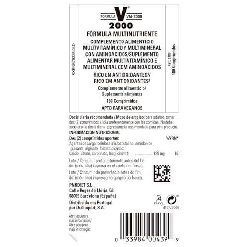 Solgar Formula VM-2000 (Multinutrient System), 180 Tablets - Premium Quality Multiple - Contains Zinc - Supports A Healthy Immune System - Vegan, Dairy Free, Kosher - 90 Servings SolgarBuy Supplements Australia