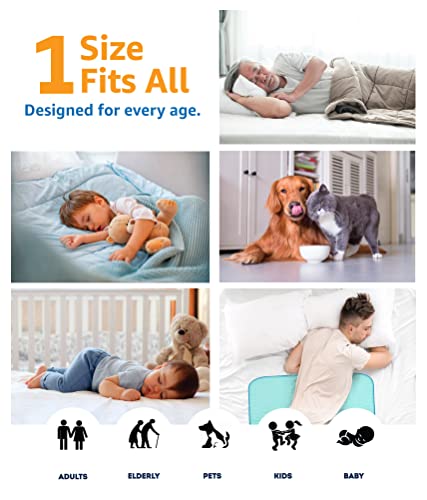 IMPROVIA® Washable Underpads, 34" x 36" (Pack of 6) - Heavy Absorben IMPROVIABuy Supplements Australia