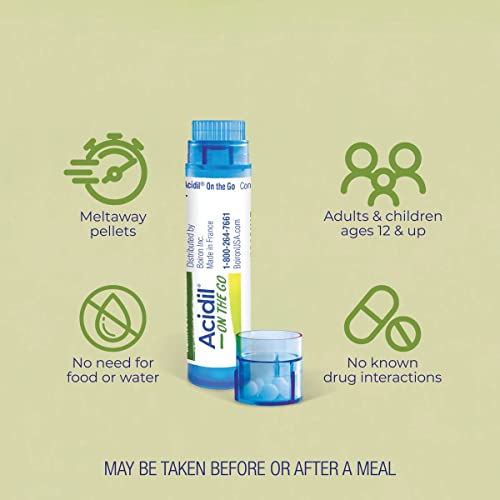 Boiron Acidil On The Go for Relief of Acid Reflux, Heartburn, Indigestion, Bloating, and Upset Stomach BoironBuy Supplements Australia