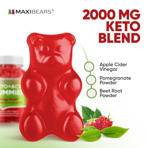 Keto Gummies - Delicious Low-Carb Snack to Boost Ketosis, Metabolism & Energy MAXIBEARSBuy Supplements Australia