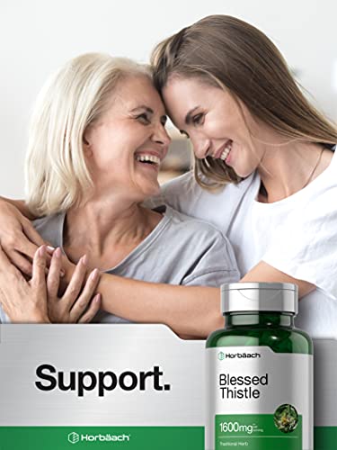 Blessed Thistle Capsules 1600 mg | 150 Count | Max Potency | Non-GMO, Gluten Free HorbäachBuy Supplements Australia