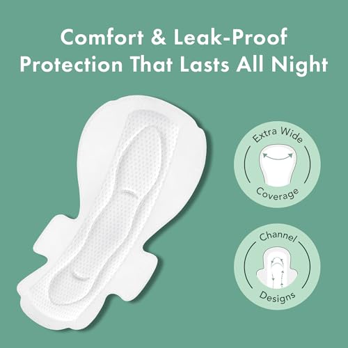 Rael Pads for Women, Organic Cotton Cover - Period Pads with Wings, Feminine Care, Sanitary Napkins RaelBuy Supplements Australia