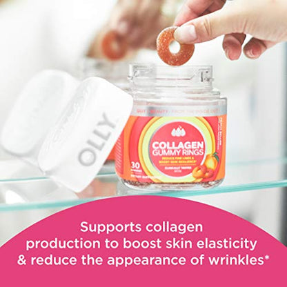 OLLY Collagen Gummy Rings, 2.5g of Clinically Tested Collagen, Boost Skin Elasticity & Reduce OLLYBuy Supplements Australia
