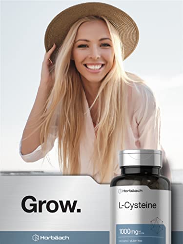 L-Cysteine 1000mg | 100 Powder Capsules | Non-GMO, Gluten Free Supplement HorbäachBuy Supplements Australia