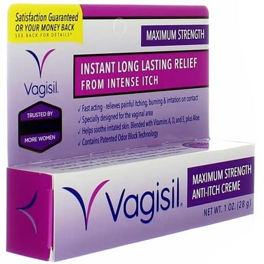 Vagisil Maximum Strength Anti-Itch Creme 1 oz (Pack of 3) VagisilBuy Supplements Australia