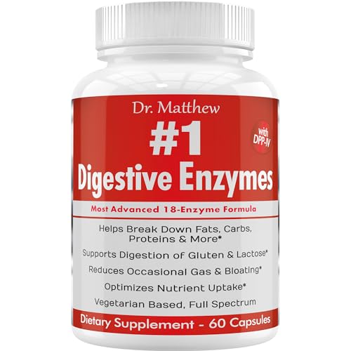 Best Digestive Enzymes for Women & Men with Lactase Lipase Amylase Dr. MatthewBuy Supplements Australia