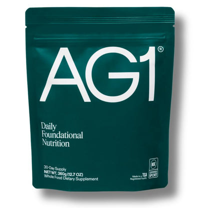 AG1 Greens Powder Refill Pouch – 75 Vitamins, Multivitamin & Probiotic | Gut Health Support | Vegan, Keto, Gluten Free | Athletic Greens Supplement - Pouch Only, Classic Formula AG1Buy Supplements Australia