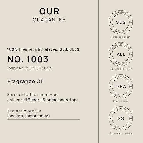 VINEVIDA [4 Fl Oz] Scent NO. 1003 Fragrance Oil for Cold Air Diffusers, Aromatic VINEVIDABuy Supplements Australia