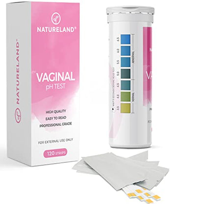 Natureland Vaginal Health pH Test Strips, Feminine pH Test, Value Pack NaturelandBuy Supplements Australia