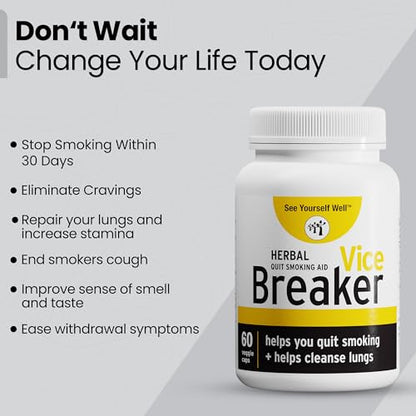 Vice Breaker: Quit Smoking for The Last Time. Stop Smoking Within 30 Days See Yourself WellBuy Supplements Australia
