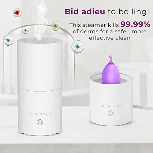 Carecup Menstrual Cup Sterilizer - Modern Menstrual Cup Cleaner Unscented Sanitizer - 2-Minute CarecupBuy Supplements Australia