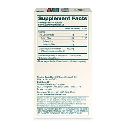 Himalaya Psyllium Husk Capsules, Natural Daily Fiber Supplement, Regularity, Constipation HimalayaBuy Supplements Australia