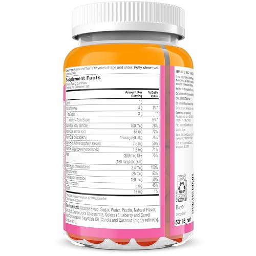 One A Day Teen Girl’s Daily Essentials Multivitamin Gummies, Teen Girl Multivitamins with Biotin, Vitamin B12 and B6, Vitamin C ONE A DAYBuy Supplements Australia