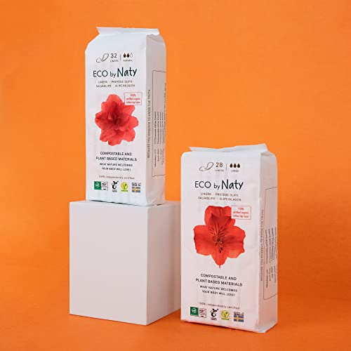 Eco by Naty Panty Liners for Women – Liners for Daily use, Eco-Friendly Women’s Thin Discreet Panty Eco by NatyBuy Supplements Australia