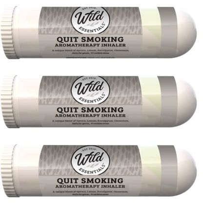 Wild Essentials 3 Pack of Quit Smoking Aromatherapy Nasal Inhalers Made mEssentialsBuy Supplements Australia