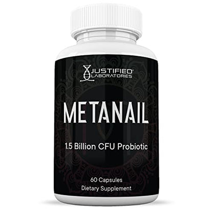 Justified Laboratories (2 Pack) Metanail 1.5 Billion CFU Probiotic Nail Support 120 Capsules Justified LaboratoriesBuy Supplements Australia