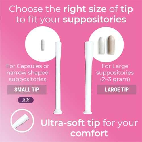 Natureland [20/40 Pack Vaginal Suppository Applicators for Women,Soft Tip Auxiliary Tool for Pills NaturelandBuy Supplements Australia