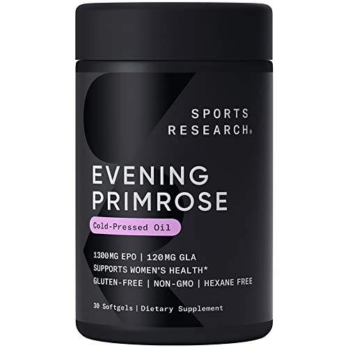 Sports Research Evening Primrose Supplement from Cold Pressed Oil Sports ResearchBuy Supplements Australia