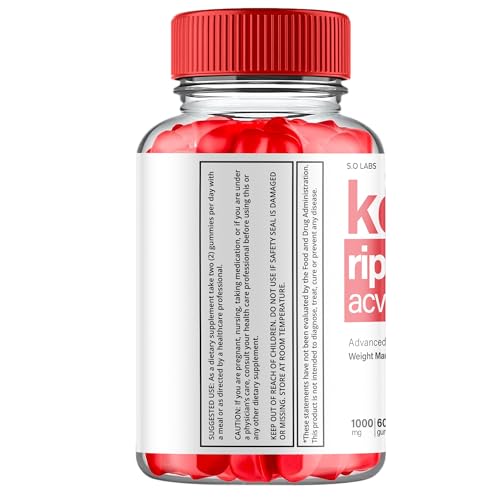 (2 Pack) Keto Ripped ACV Gummies Advanced Weight Loss, Keto Ripped Keto + ACV Gumm S.O LabsBuy Supplements Australia
